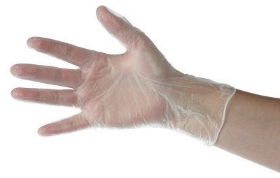 Paquet de gant vinyl transparent L - 100pcs