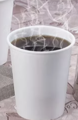 Paquet gobelet café blanc 16oz - 25pcs