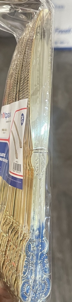 Paquet couteau dorée 24pcs
