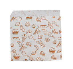 [PPWL] Lot emballage crêpe motif par 100pcs