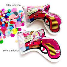 Pièce confetti pistolet