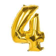 Pièce ballon chiffre n°4