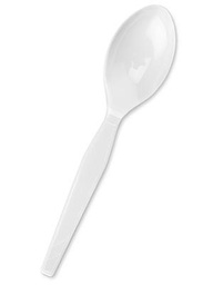Paquet de cuillère blanche - 20pcs