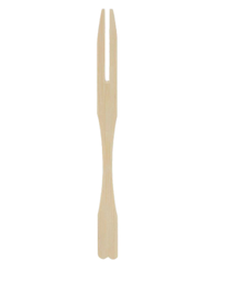 Paquet de fourchette apéritif en bois pm -100pcs