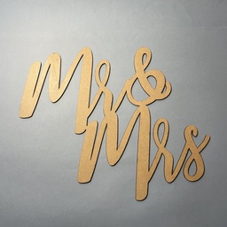 Pièce décoration Mr et Mrs