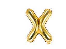 Pièce ballon lettre X