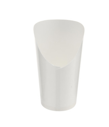 [FFS12W] Lot étui à frites blanc par 10pcs