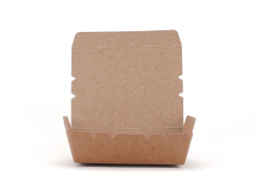 [KLB120] Lot barquette kraft120 - 120x88x37mm par 10pcs