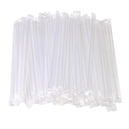 Paquet paille plastique bubble protégée par 100pcs