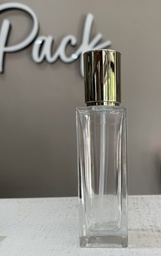 Bouteille crème en verre 100ml par 10pcs